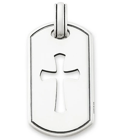 James Avery Classic Tag Cross Pendant