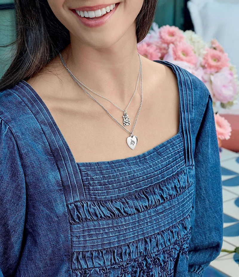 James Avery Collegiate Classic Heart Charm