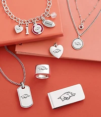 James Avery Collegiate Classic Heart Charm