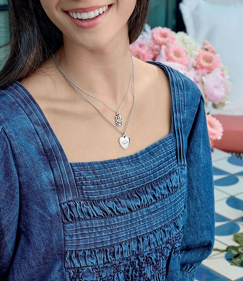 James Avery Collegiate Classic Heart Charm