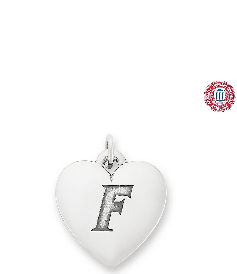 James Avery Collegiate Classic Heart Charm