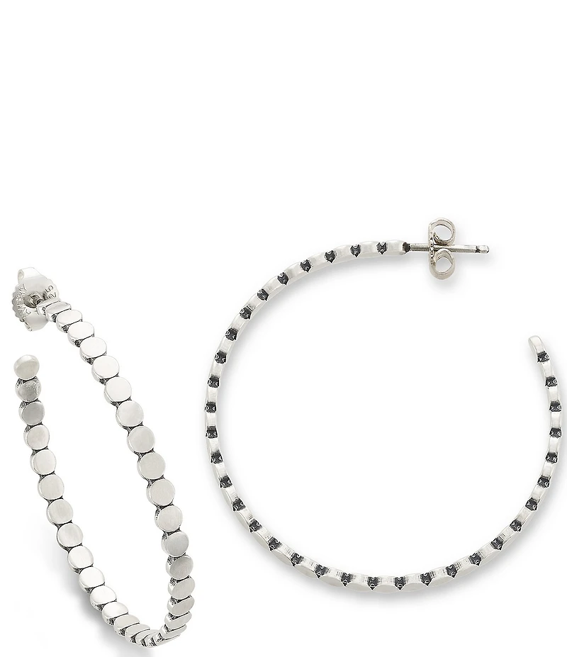 James Avery Confetti Hoop Earrings