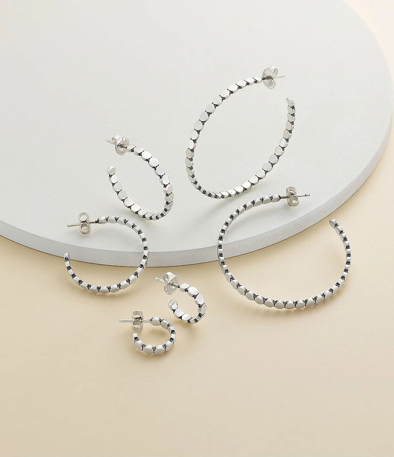 James Avery Confetti Hoop Earrings