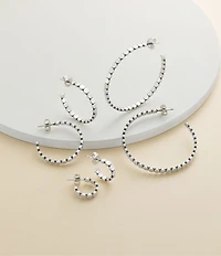 James Avery Confetti Hoop Earrings