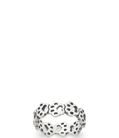 James Avery Connected Paw Prints Novelty Band Ring