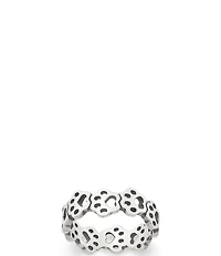 James Avery Connected Paw Prints Novelty Band Ring