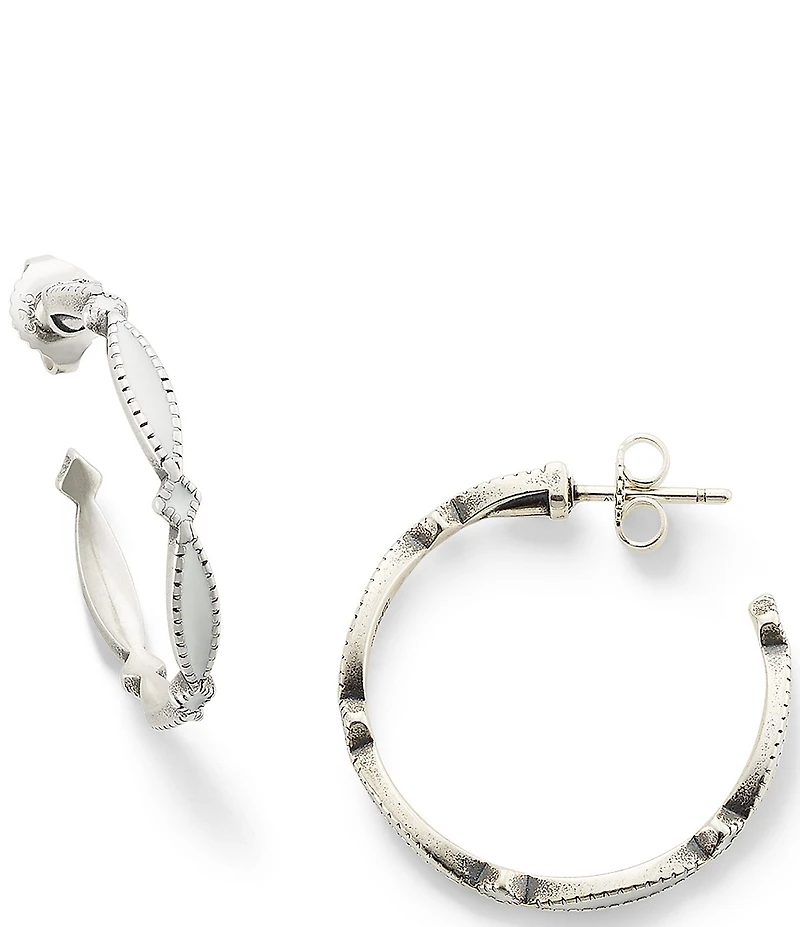 James Avery Cordoba Enamel Hoop Earrings