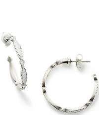 James Avery Cordoba Enamel Hoop Earrings