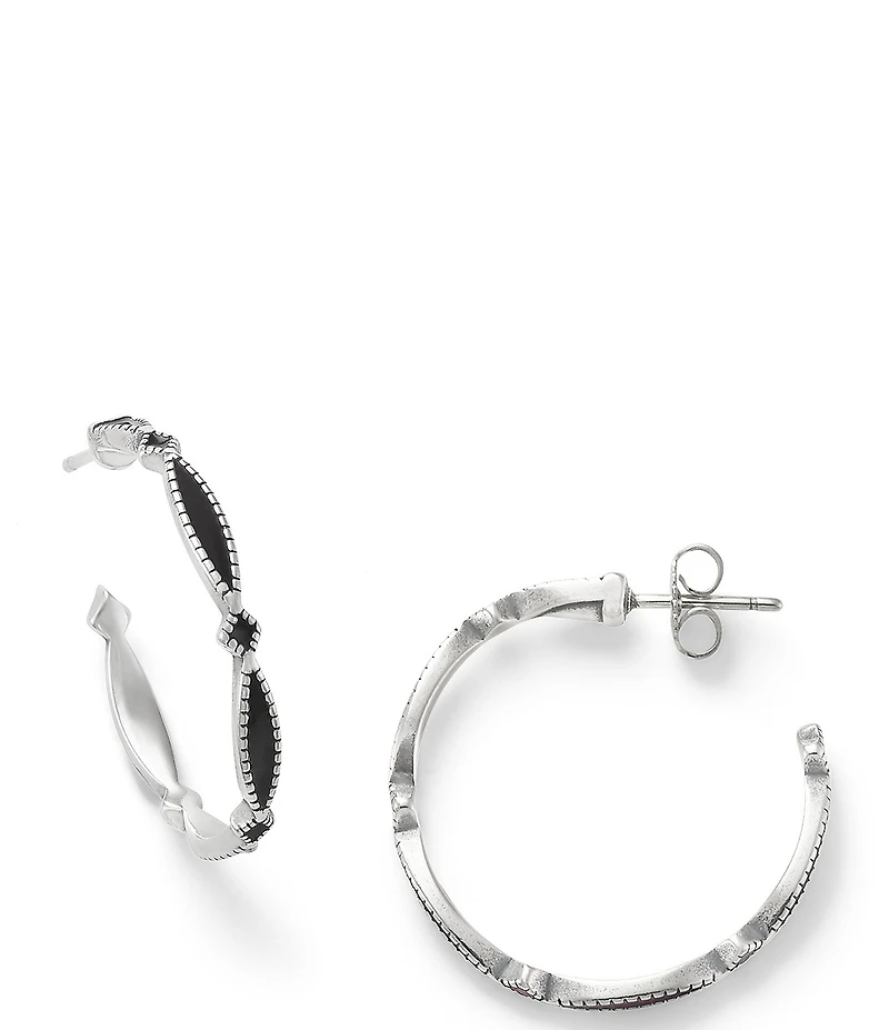 James Avery Cordoba Enamel Hoop Earrings