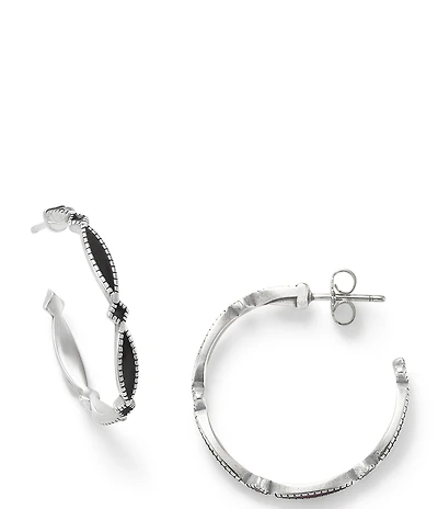 James Avery Cordoba Enamel Hoop Earrings