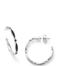 James Avery Cordoba Enamel Hoop Earrings