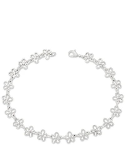 James Avery Daisy Sterling Silver Charm Anklet