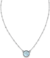 James Avery Daisy Sculpted Lab-Created Gemstone Necklace