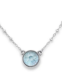 James Avery Daisy Sculpted Lab-Created Gemstone Necklace