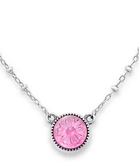 James Avery Daisy Sculpted Lab-Created Gemstone Necklace