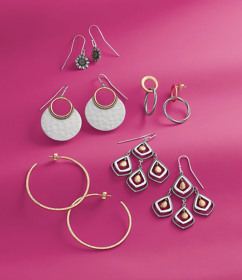 James Avery Dancing Elements Chandelier Earrings