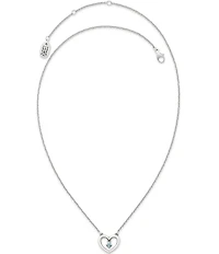 James Avery Dancing Gemstone Heart Short Pendant Necklace