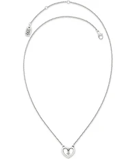 James Avery Dancing Gemstone Heart Short Pendant Necklace