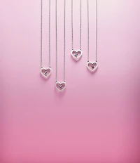 James Avery Dancing Gemstone Heart Short Pendant Necklace
