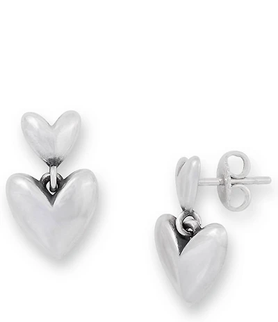 James Avery Dancing Hearts Drop Earrings