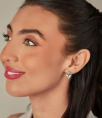 James Avery Dancing Hearts Drop Earrings