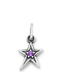 James Avery Birthstone Shining Star Pendant Charm