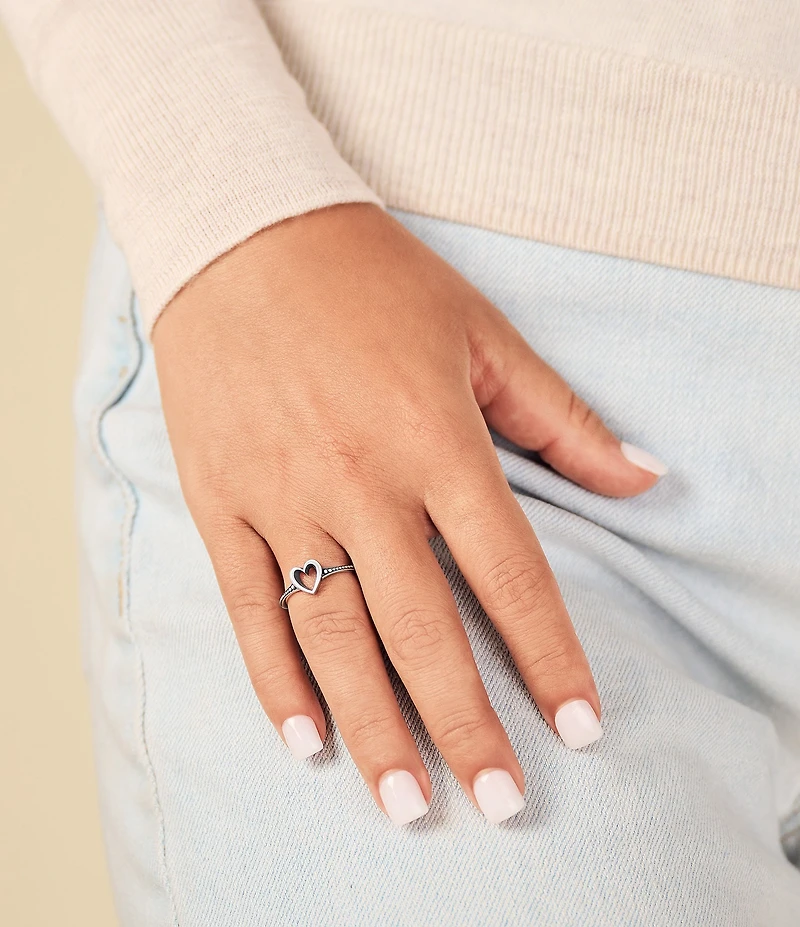 James Avery Delicate Heart Band Ring