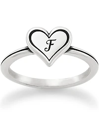 James Avery Delicate Heart Initial Ring