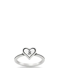 James Avery Delicate Heart Initial Ring