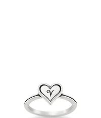 James Avery Delicate Heart Initial Ring