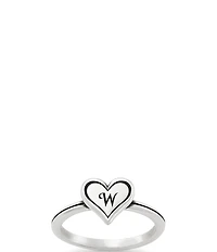 James Avery Delicate Heart Initial Ring