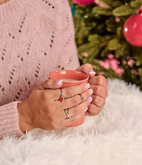 James Avery Diamond Pave Crossed Ring