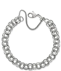 James Avery Double Link Charm Bracelet