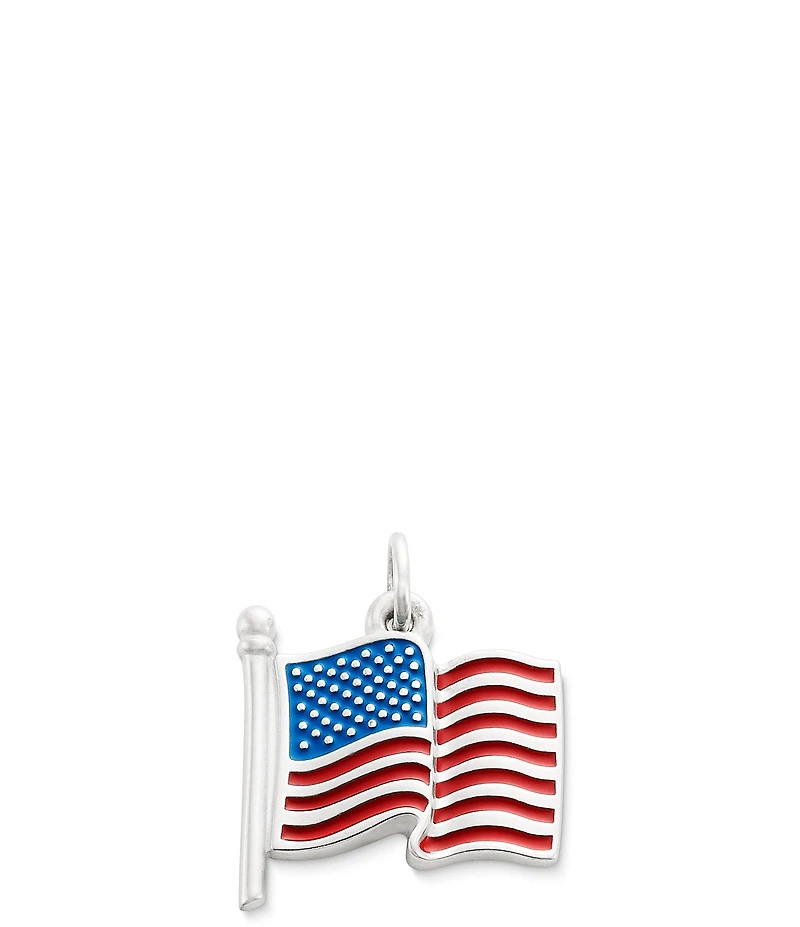 James Avery Enamel American Flag Charm