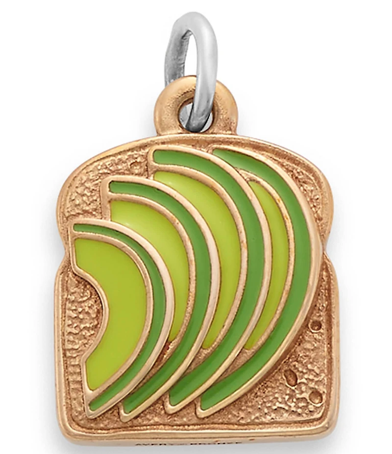 James Avery Enamel Avocado Toast Novelty Charm