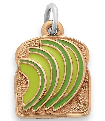 James Avery Enamel Avocado Toast Novelty Charm