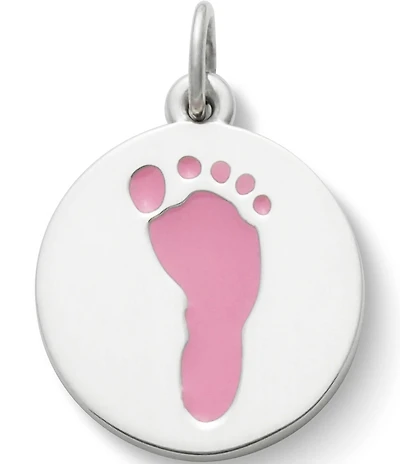 James Avery Enamel Baby Footprint Charm