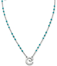 James Avery Enamel Beaded Changeable Charm Holder Necklace