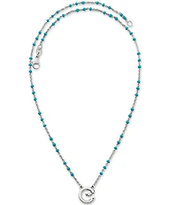 James Avery Enamel Beaded Changeable Charm Holder Necklace