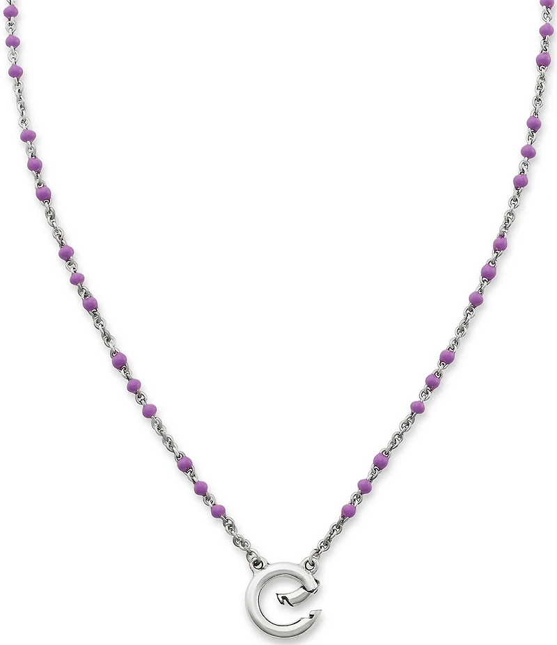 James Avery Enamel Beaded Changeable Charm Holder Necklace