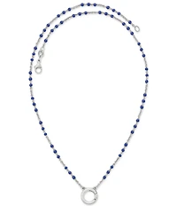 James Avery Enamel Beaded Chain Changeable Charm Holder Necklace