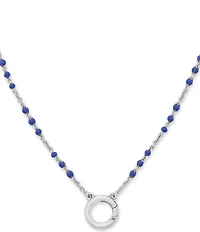 James Avery Enamel Beaded Chain Changeable Charm Holder Necklace
