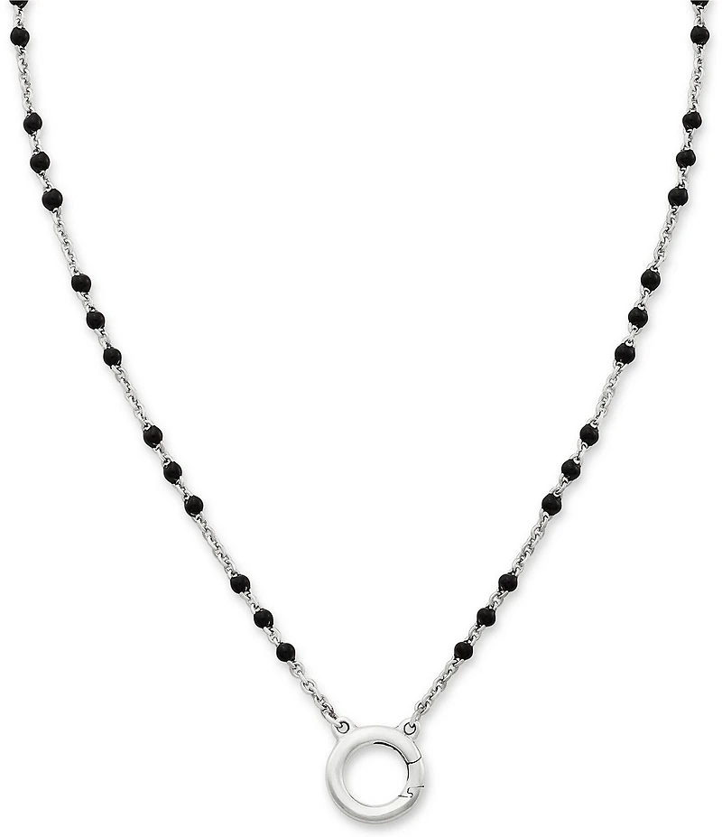 James Avery Enamel Beaded Changeable Charm Holder Necklace