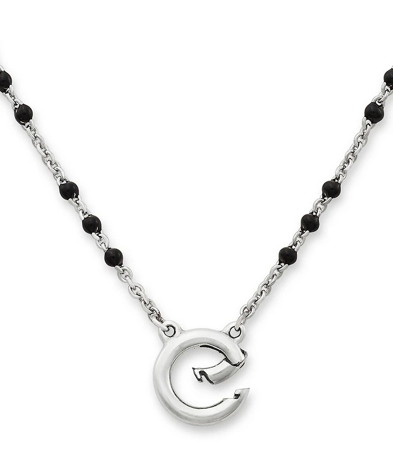 James Avery Enamel Beaded Changeable Charm Holder Necklace