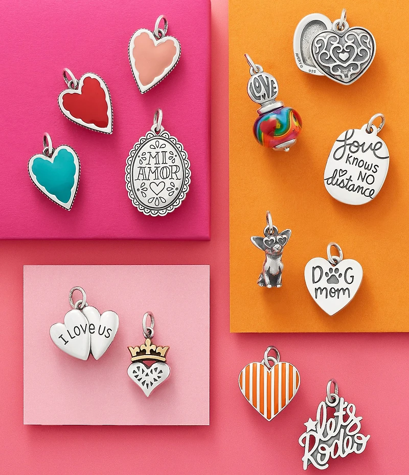 James Avery Enamel Blue Heart Charm