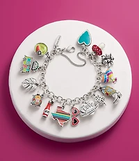 James Avery Enamel Blue Heart Charm