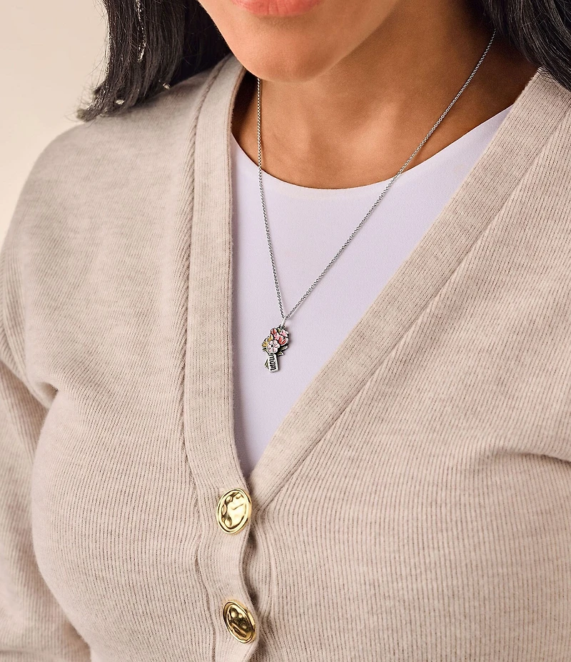 James Avery Enamel Bouquet For Mom Charm