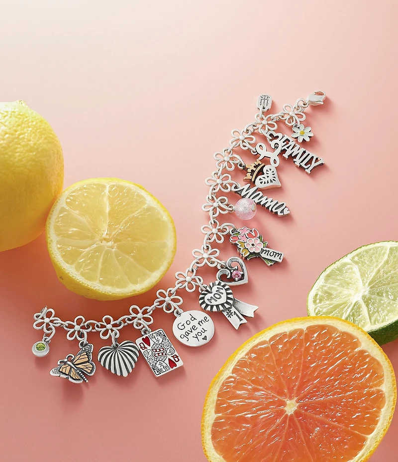 James Avery Enamel Bouquet For Mom Charm