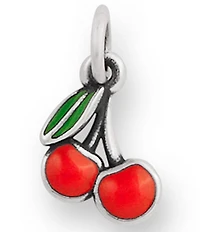 James Avery Enamel Cherries Charm