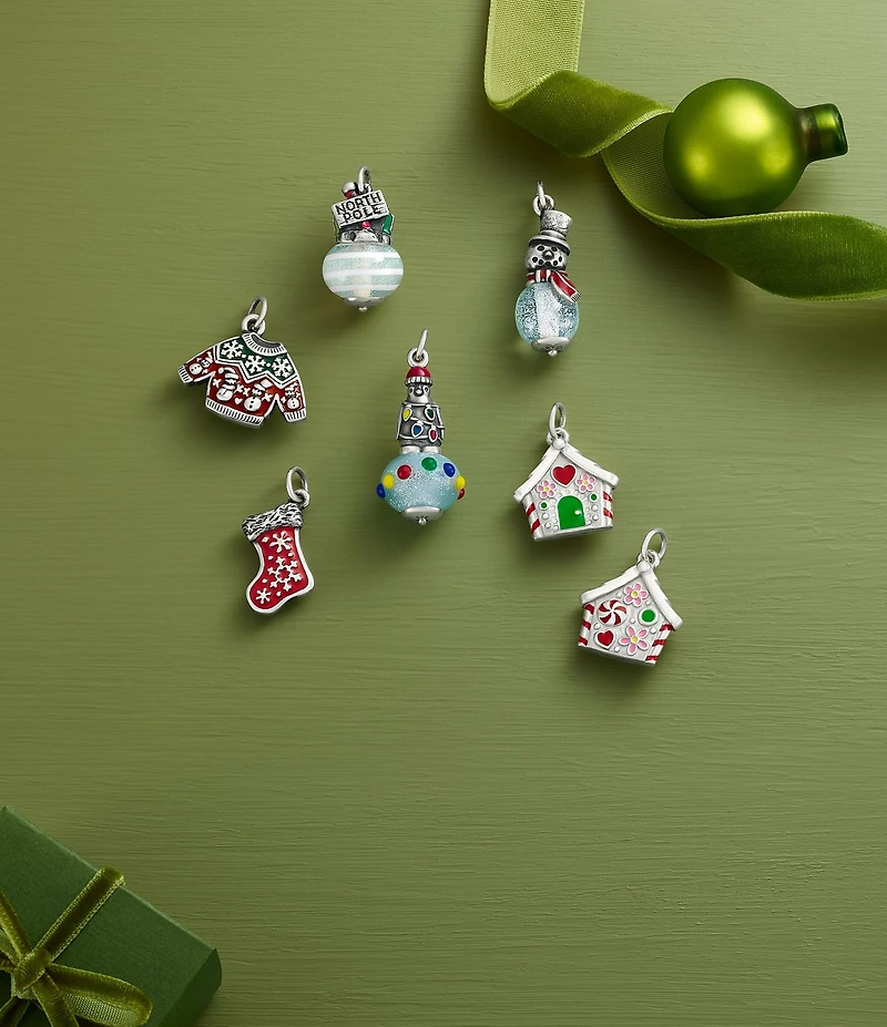 James Avery Enamel Christmas Stocking Charm
